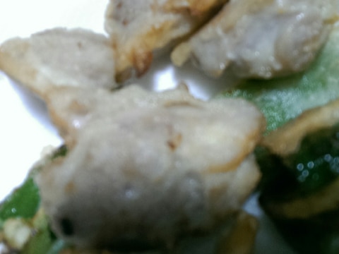 塩とりの天ぷら